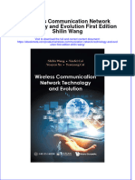 Ebook Wireless Communication Network Technology and Evolution First Edition Shilin Wang Online PDF All Chapter