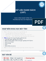 bài 8 kiểu dữ liệu dánh sách