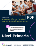 Jornada 31 Mayo - Prevención y Cuidado en El Ámbito Educativo