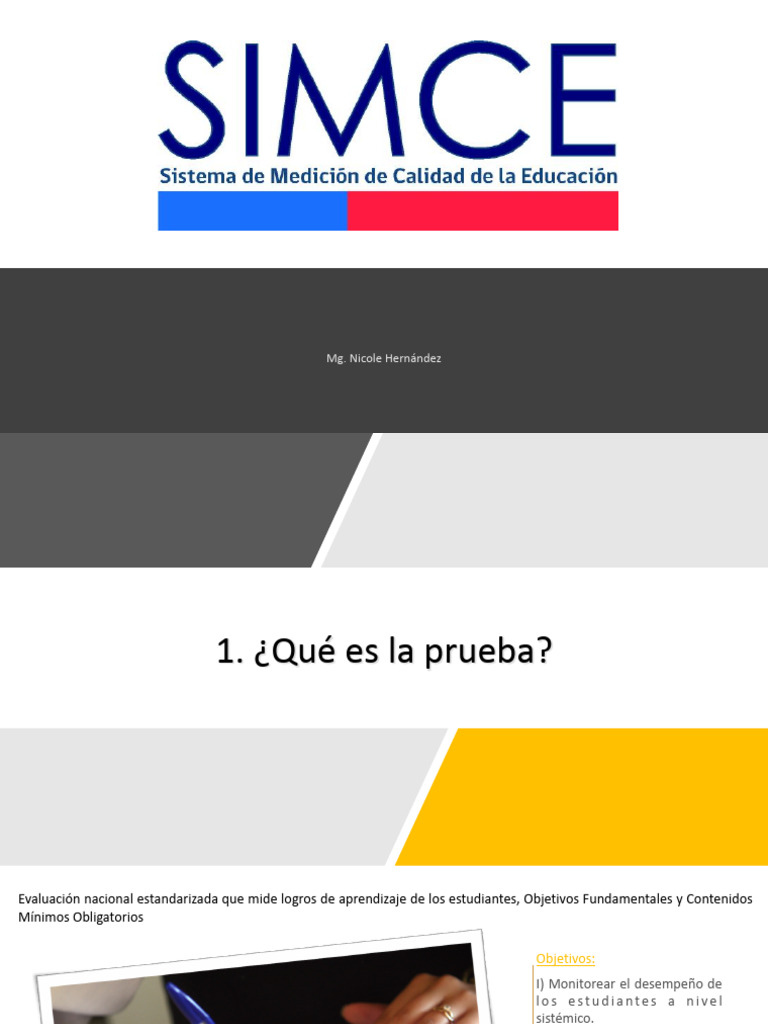 SIMCE | PDF | Programa para la Evaluación Internacional de Estudiantes