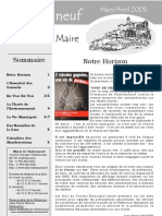 Lettre du Maire -2005-05