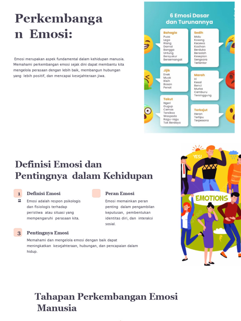 Perkembangan Emosi Manusia | PDF | Pengembangan Diri | Sains & Matematika