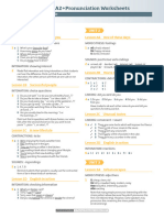 Roadmap A2 Pronunciation Resources Teacher's Notes