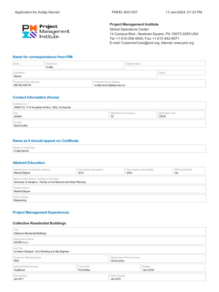 Application Report - 7614662 | PDF | Building Information Modeling ...