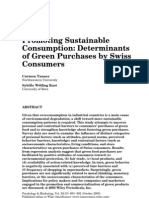 Promoting Sustainable Consumption