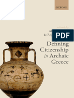Alain Duplouy, Roger W. Brock - Defining Citizenship in Archaic Greece (Retail)