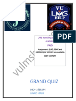 MGT602 Grand Quiz by Junaid