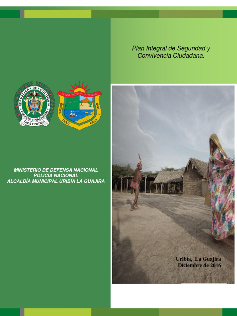 Plan Integral de Convivencia y Seguridad Ciudadana Uribia | PDF