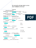 Đề cương AVCB2 - Midterm