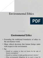 Environment MGMT Environmental Ethics