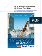 Full Technology in Action Complete 9Th Edition Evans Test Bank Online PDF All Chapter