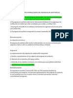 Sondeo de Conocimientos Previos AUDITORIA INTERNA DE CALIDAD - NTC ISO 9001 (2993057)