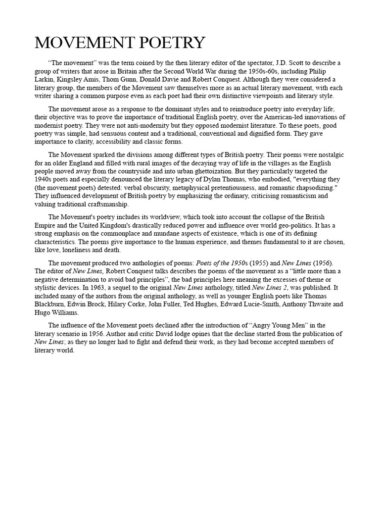 MOVEMENT | PDF