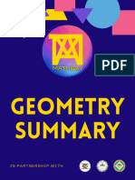 (Mathematics) Geometry Summary