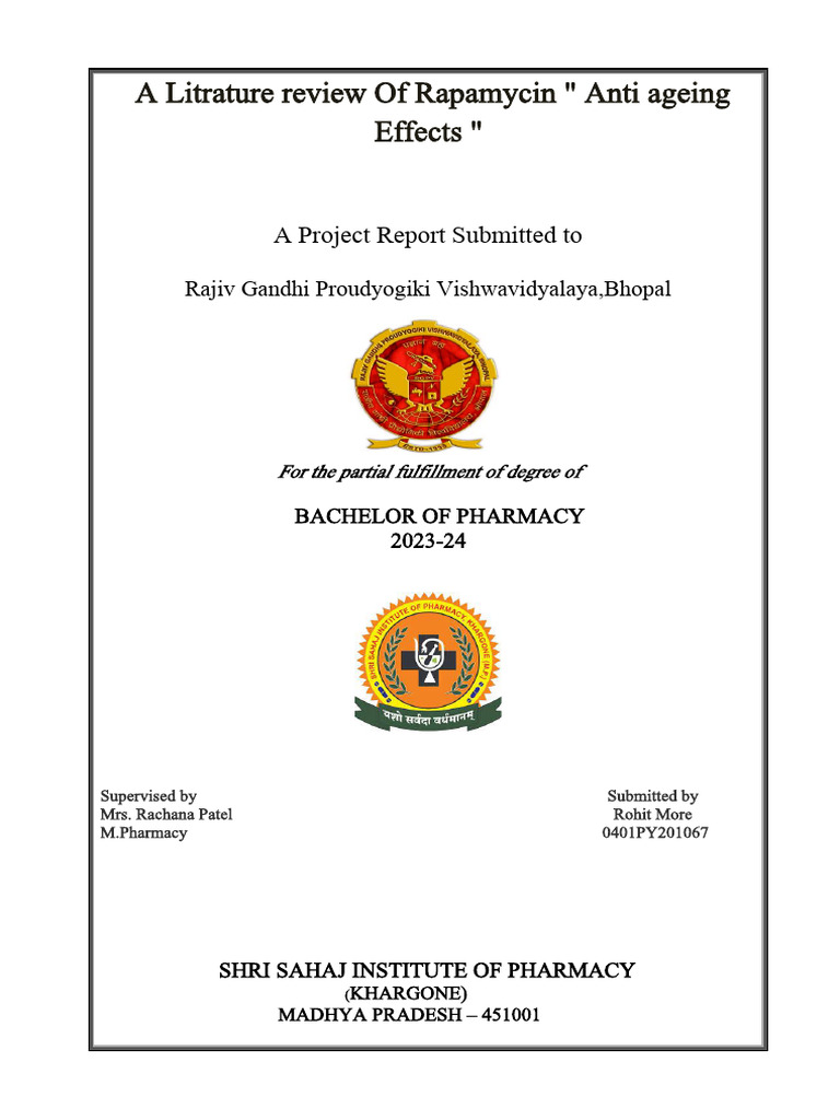 Rapamycin's Anti-Aging Potential | PDF | Life Extension | Stent