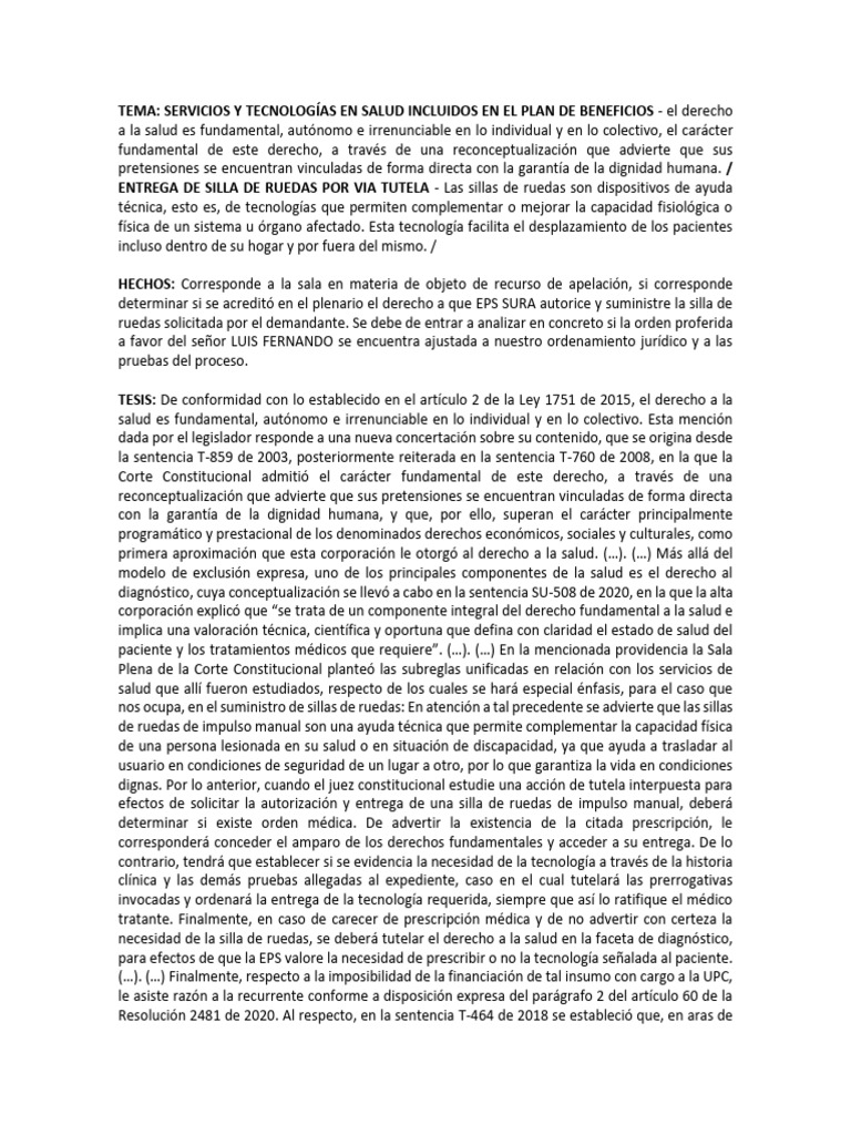 Sentencias Colombia | PDF | Invalidez | Justicia
