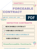 Unenforceable Contract 1B
