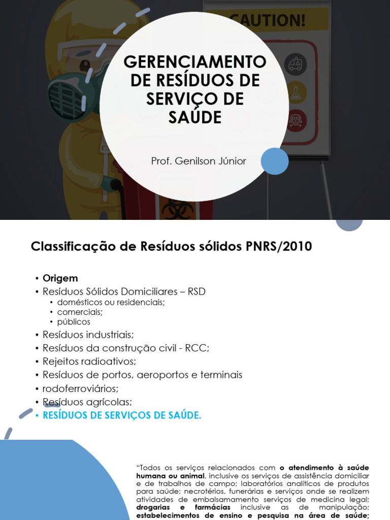Gerenciamento de Resíduos de Saúde | PDF | Desperdício | Águas residuais