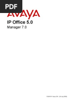 Avaya Ipoffice 5 Manager Manual