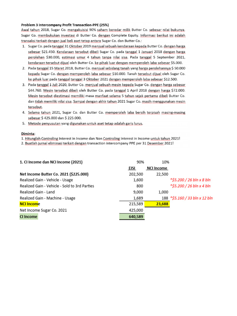 Latihan Pertemuan 9 - CHP 7 | PDF | Expense | Corporations