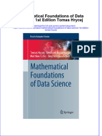 Full Ebook of Mathematical Foundations of Data Science 1St Edition Tomas Hrycej Online PDF All Chapter