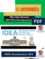 13 Categories Under IDEA PDF