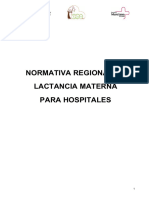 Normativa Regional de LM - Hospitales