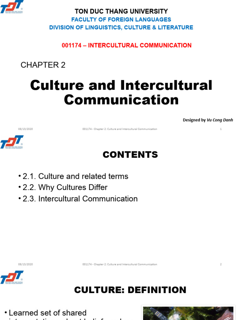 Culture and Intercultural Communication | PDF | Cross Cultural ...
