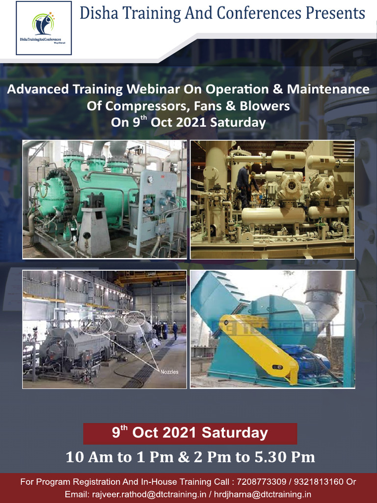 DTC Compressors Fan Blowers - Cleaned | PDF | Mechanical Engineering ...
