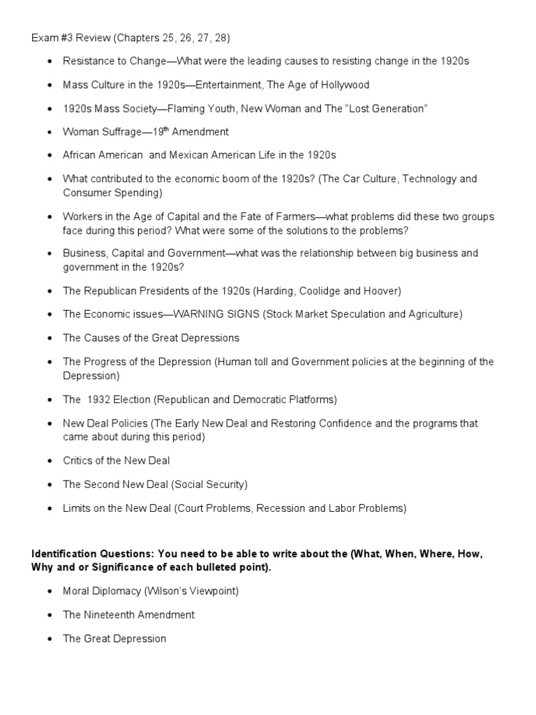 Exam 3 Review | PDF | Politics