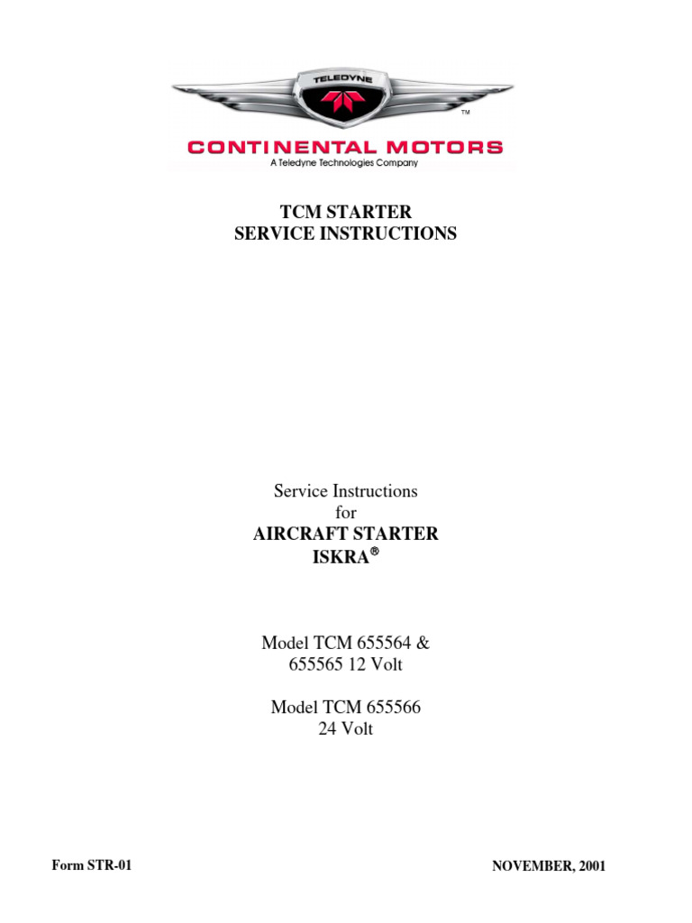 12 V Engine Starter Manual | PDF | Electric Motor | Electricity