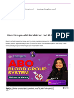 Blood Groups - ABO Blood Group & RH Blood Group Systems - BYJU'S