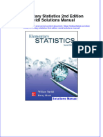 Full Elementary Statistics 2Nd Edition Navidi Solutions Manual Online PDF All Chapter