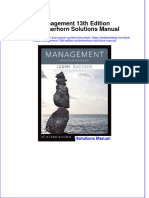 Full Management 13Th Edition Schermerhorn Solutions Manual Online PDF All Chapter