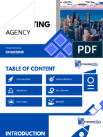 Blue and White Modern Digital Marketing Agency Presentation