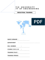 Fatih University Faculty of Engineering: Industrial Training