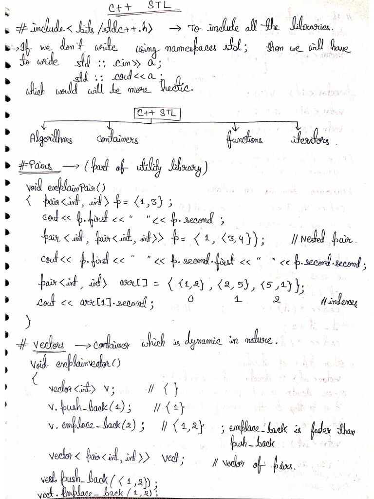 C++ STL | PDF