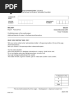 JCE Science Paper 2 | PDF | Waves | Force