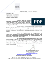 Nota A Ministerio de Generos