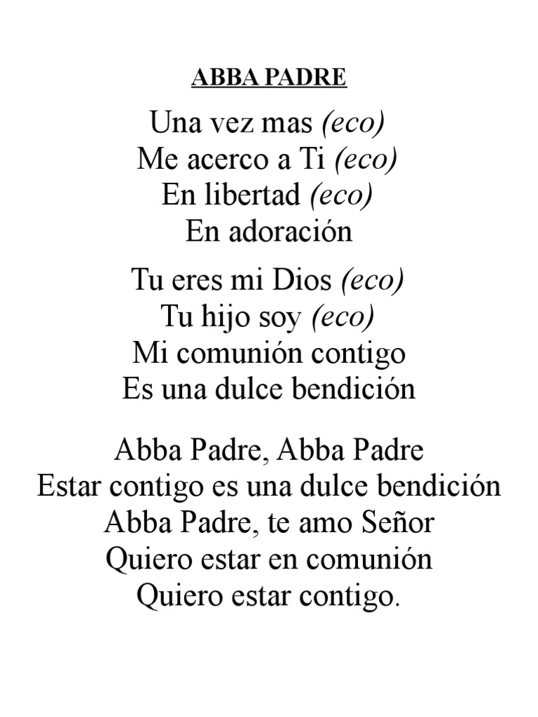 Abba Padre | PDF