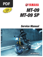 【ジンさん専用】MT09-SP 2018 サービスマニュアル Yamaha MT-09 MT09 SP MT09SP Workshop Service Repair Manual