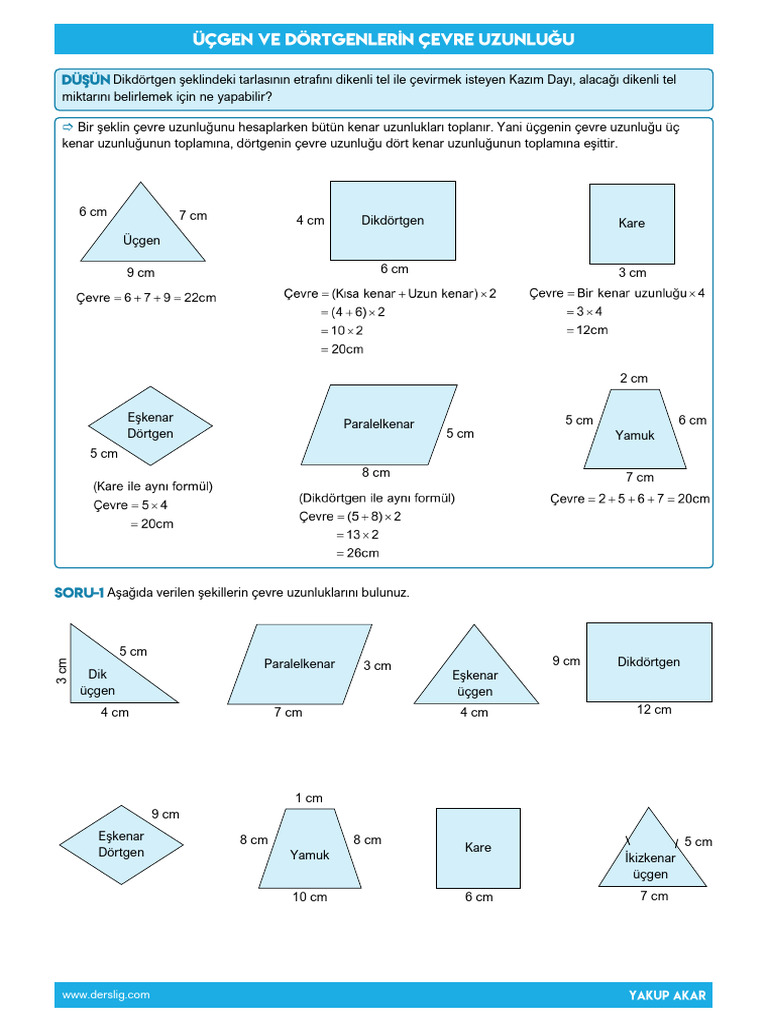 14 Cevre Uzunlugu | PDF