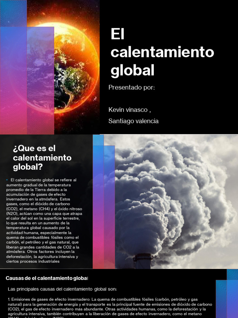 Calentamiento Global | PDF | Gases de efecto invernadero | Dióxido de ...