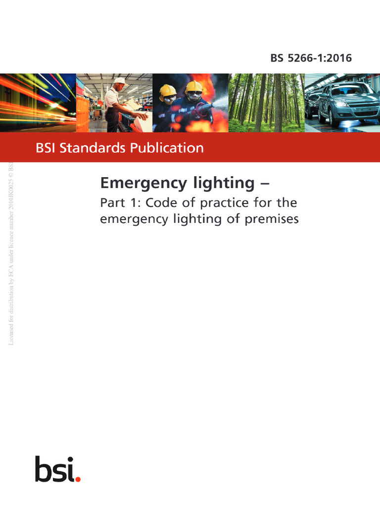 183 - BS 5266-1 2016 - Emergency Lighting. Code of Practice For The ...