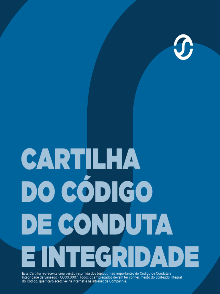 Código de Conduta e Integridade Saneago | PDF | Assédio sexual | Corrupção