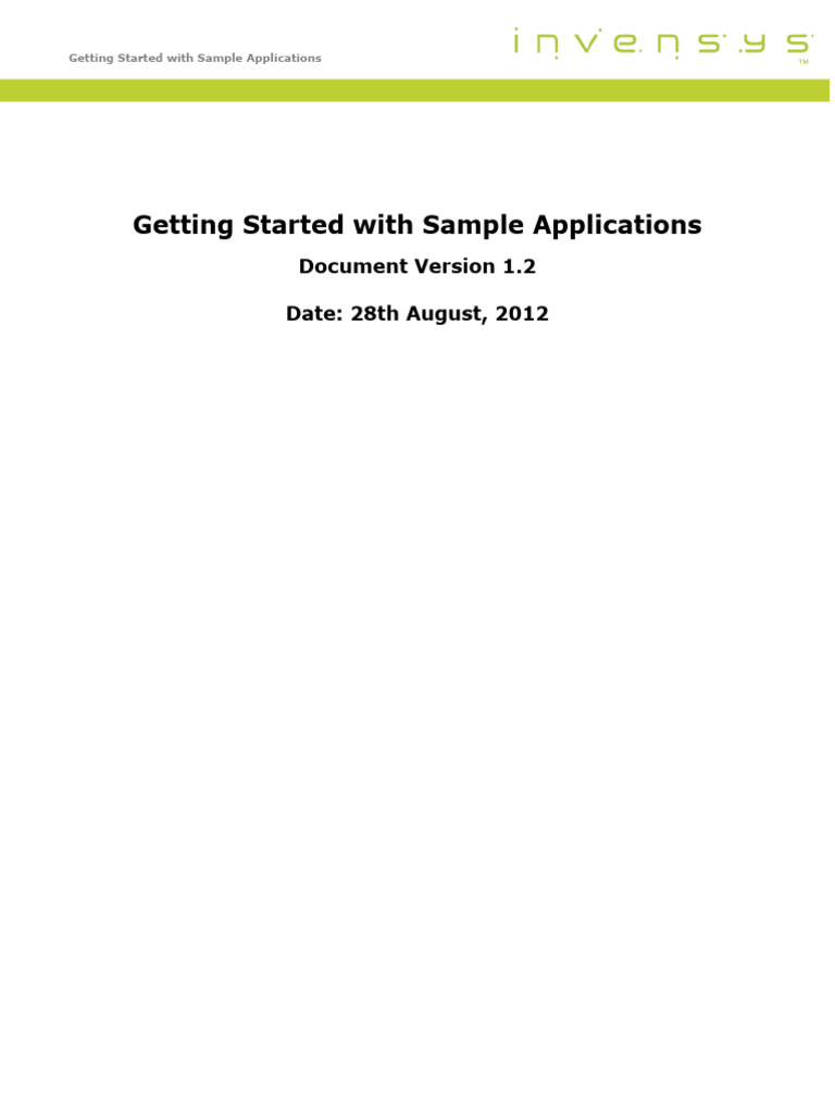 Getting Started With Sample Applications | PDF | Ios | Databases