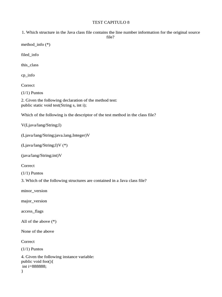 Test capitulo 8 download free pdf java programming language