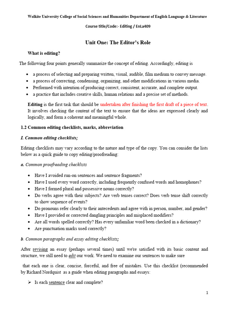 Editing | PDF | Proofreading | Typography