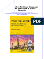 Download full ebook of Process Control Modeling Design And Simulation 2Nd Edition B Wayne Bequette online pdf all chapter docx 