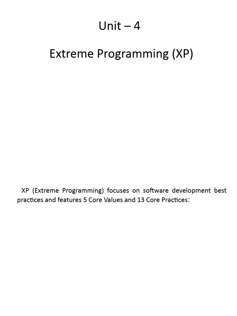 Extreme Programming Explained | PDF
